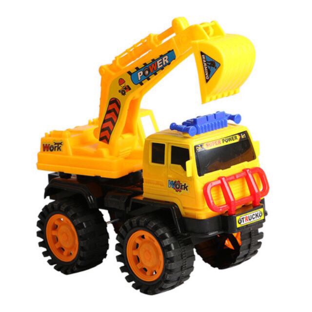 Đồ Chơi Xe Công Trình Xúc Xoay Cần Dành Cho Bé Trai
