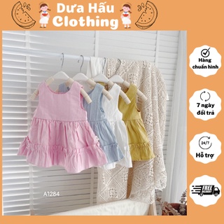 Thanh lý bộ đồ cho bé gái, Set bộ thô babydoll cho bé gái 8-23kg