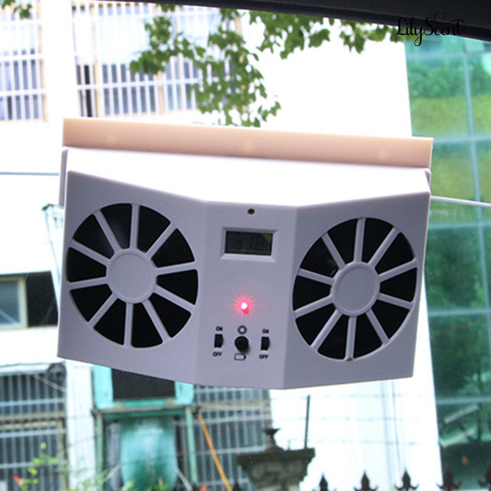 Car Auto Fan Window Air Vent Vehicle Ventilation System Radiator