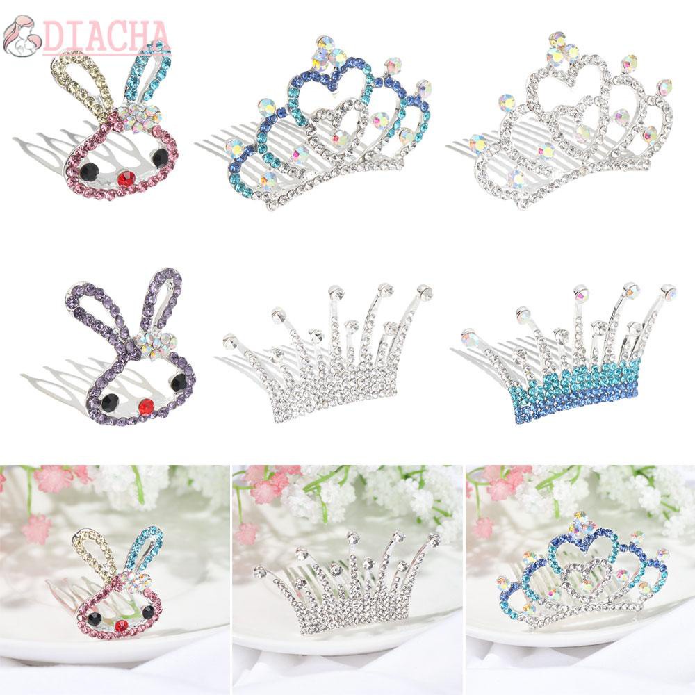 Kẹp tóc hình vương miện / thỏ dễ thương xinh xắn cho bé gái