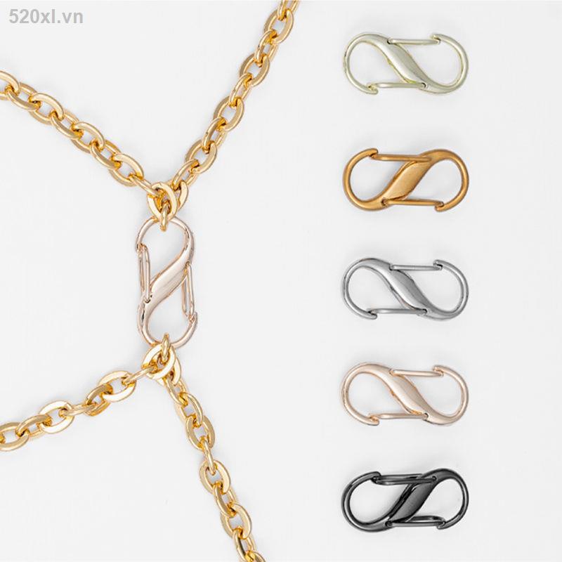 CHANEL ♣Phù Hợp Khóa Cài Dây Xích Túi Xách Điều Chỉnh Được Nhỏ Gọn