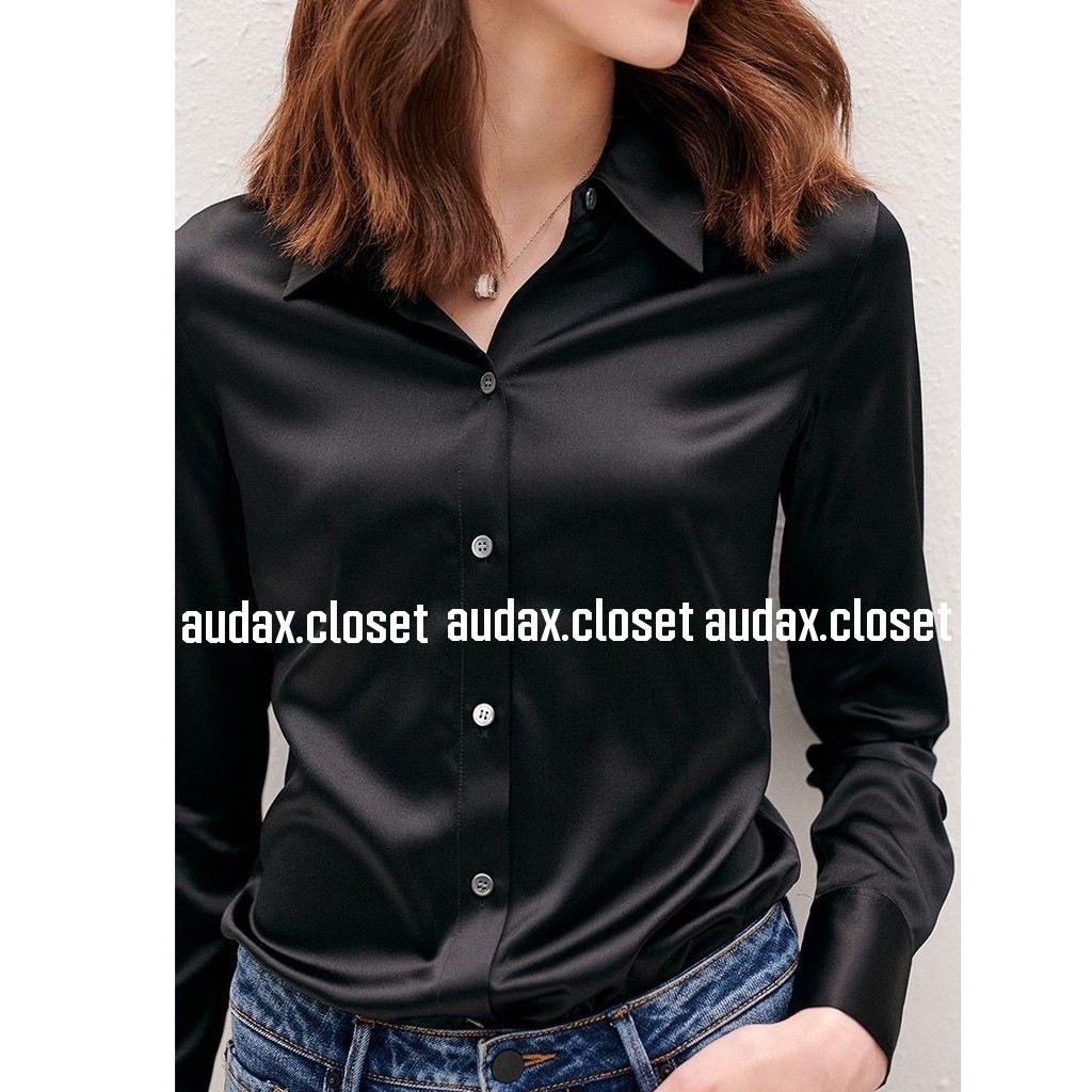 |Hàng Loại 1| Áo Sơ Mi Tay Dài Lụa Satin Unisex Freesize Rộng Đứng Form Nhiều Màu Cao Cấp May Kĩ
