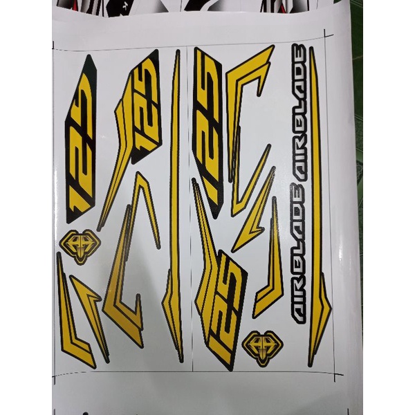 Tem rời AB 125 2020 vàng đen