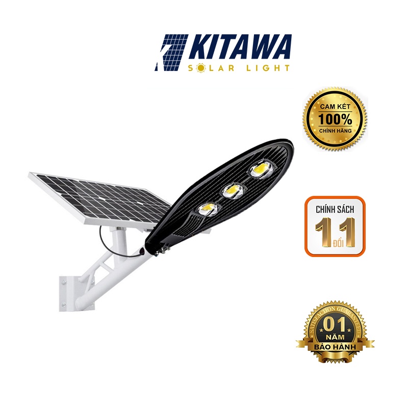 Đèn đường năng lượng mặt trời hình chiếc lá 150W CL1150 Kitawa