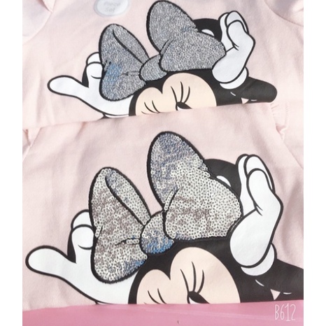 Váy mickey chấm bi lót nỉ cho bé