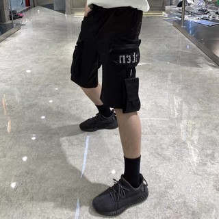 Quần short kaki nam phối túi
