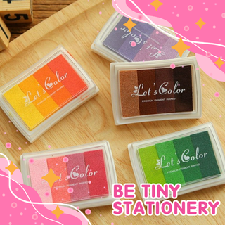 Hộp mực con dấu màu Ombre rất xinh và dễ sử dụng Be Tiny Stationery
