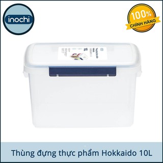 Thùng Đựng Thực Phẩm, Thức Ăn Bằng Nhựa Cao Cấp Hokkaido Inochi 10 Lít - Đạt Tiêu Chuẩn Khắt Khe Y Tế Nhật Bản