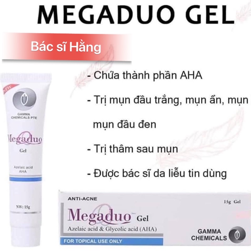 ✅MEGADUO GEL 15G GIẢM MỤN, MỜ THÂM