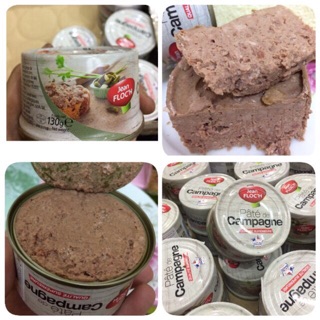 |Đồ Hộp Pháp| Paté Gan Đồng Quê JeanFlo -De Campagne 130g