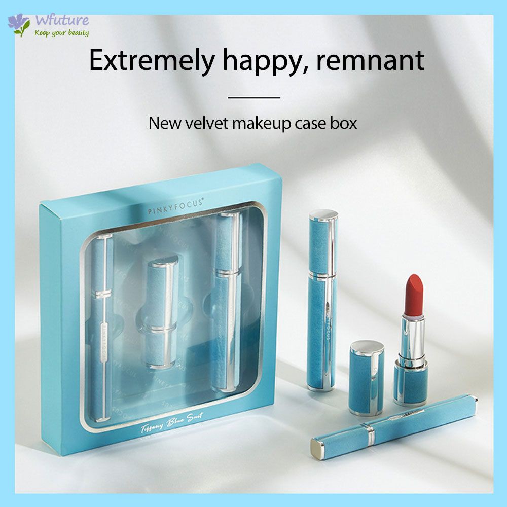 (Hàng Mới Về) Bộ Son Môi + Bút Kẻ Mắt + Mascara Pinkyfocus Chống Thấm Nước Và Chống Nhòe Hiệu Quả | BigBuy360 - bigbuy360.vn