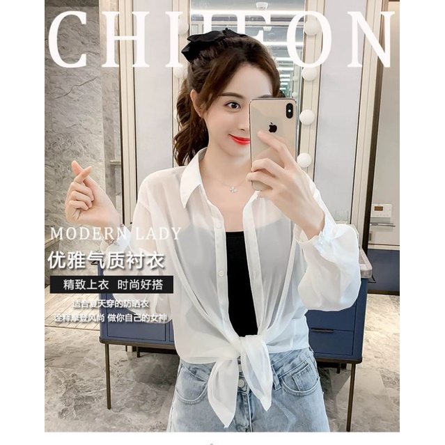 Áo khoác sơ mi mỏng cá tính A3