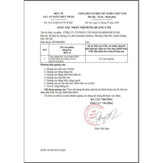 [TRỢ GIÁ]Sâm Tố Nữ Puecolazen kohinoor Cam Kết Hàng Chính Hãng | BigBuy360 - bigbuy360.vn