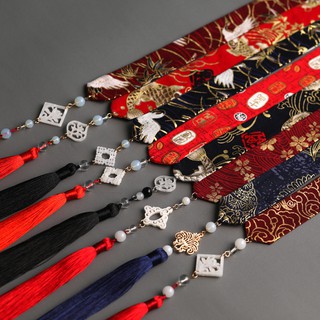 Dây cột tóc cổ trang kèm làm dây đai hán phục