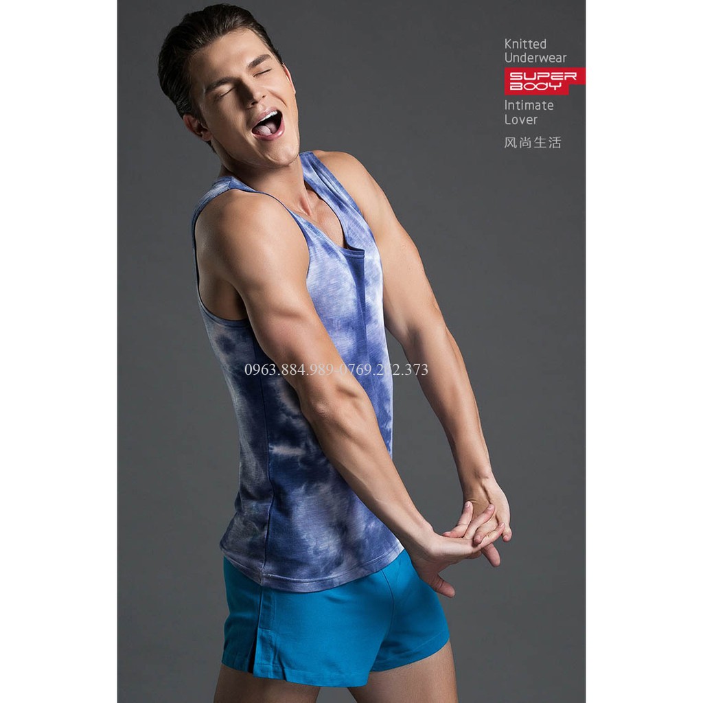 Áo ba lỗ Booy.21 chất cotton đẹp cho aanhem choi thể thao, tập gym ( Ảnh, video shop chụp )