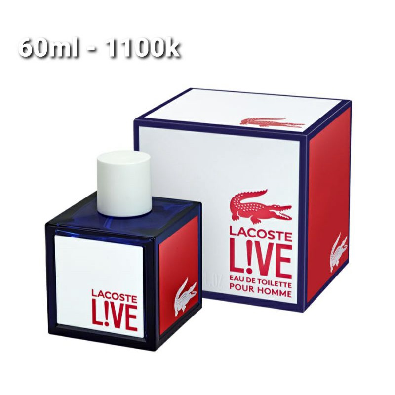 Nước hoa Nam Lacoste L!ve Pour Homme EDT, 60ml