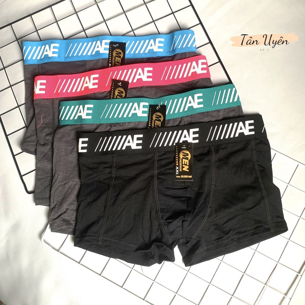 Quần Lót Cotton Nam Lưng Bản Bự Chất Cotton, quần boxer nam hàng siêu sale