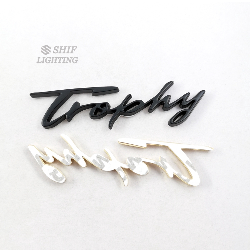 Miếng dán kim loại chữ Trophy dùng để trang trí cho xe hơi MG