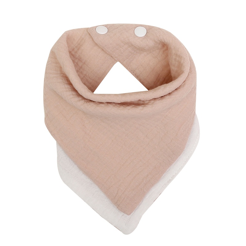 Yếm Ăn Tam Giác Bằng Vải Cotton Mềm Mại Cho Bé