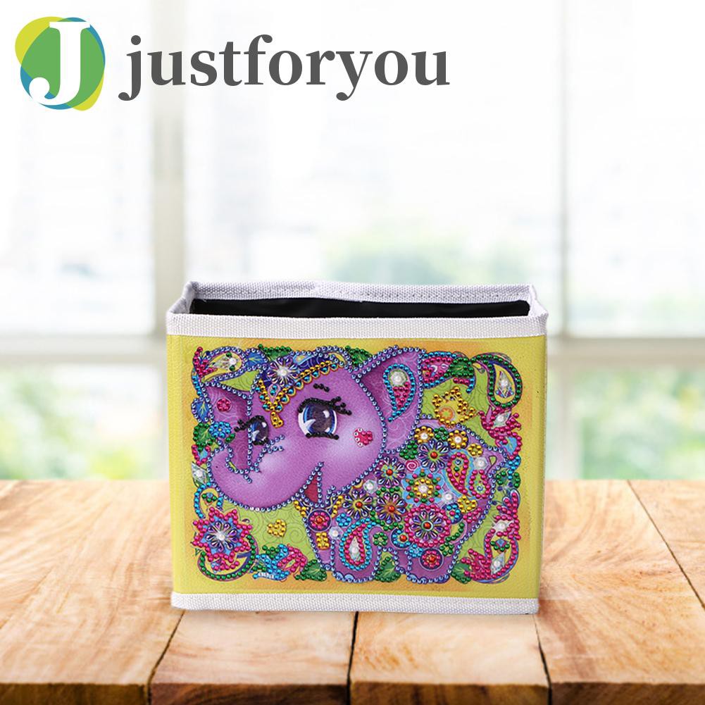 Justforyou DIY Diamond Painting Folding Storage Box Home Craft Art Kit Organizer Case