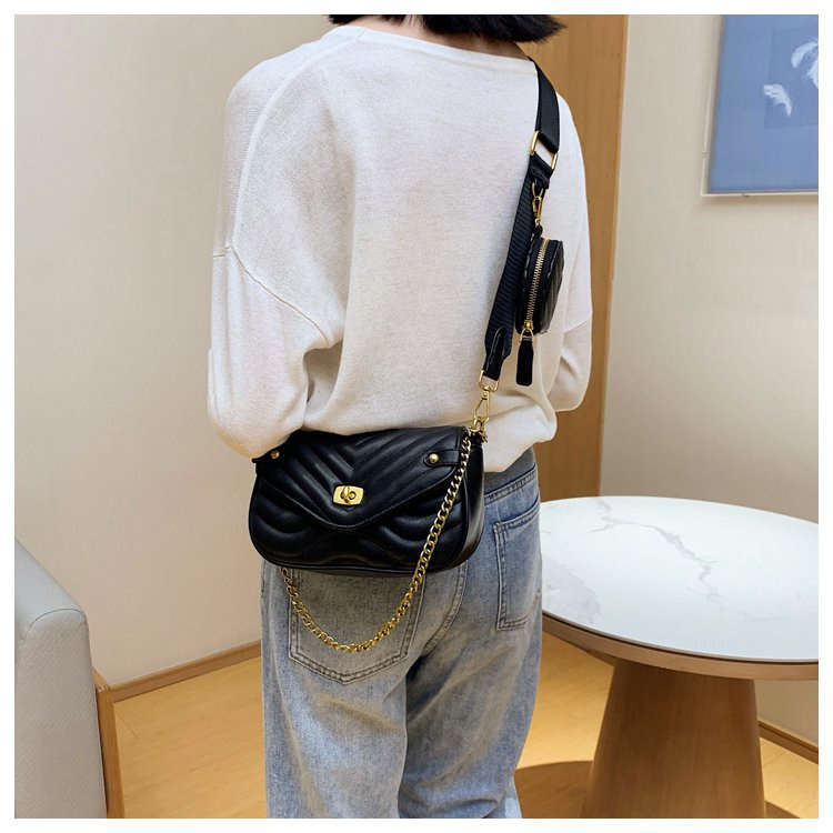 Túi xách nữ đeo chéo đẹp dây xích set đôi thời trang cao cấp phong cách hàn quốc