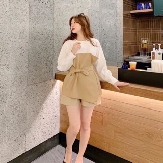 Áo sơ mi phối kaki