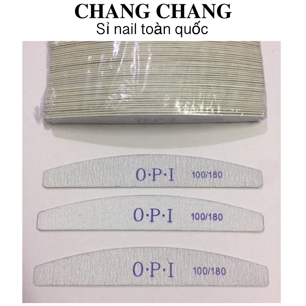 Set 5 Dũa móng OPI chữ D, dũa opi.