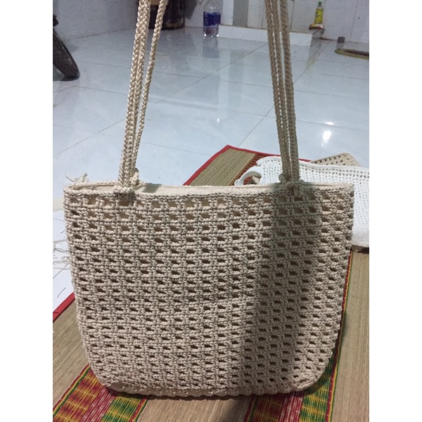 Túi Caramel Tote handmade
