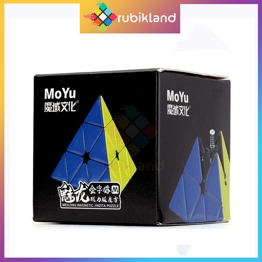 Rubik Pyraminx MoYu MeiLong M Pyraminx Magnetic Series Rubic Tam Giác Stickerless Pyramid Đồ Chơi Trí Tuệ Trẻ Em