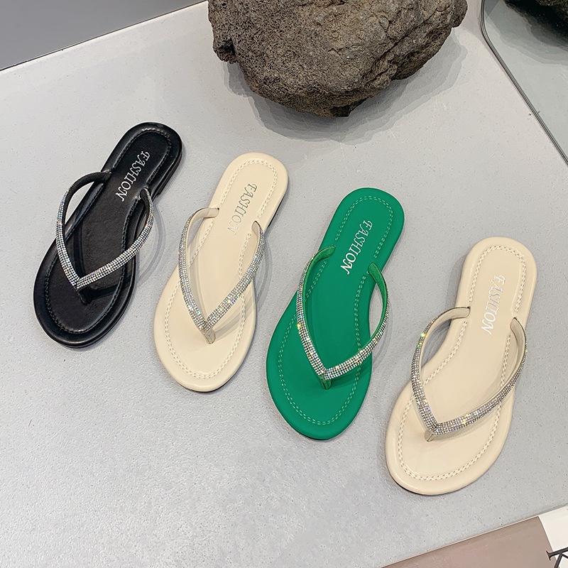 Dép Sandal Xỏ Ngón Đế Bằng Size Lớn Thời Trang Âu Mỹ Cho Nữ (35-42)