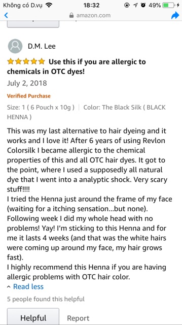 Hộp 6 gói Bột Thuốc Nhuộm Tóc thảo dược Henna Herbul | BigBuy360 - bigbuy360.vn