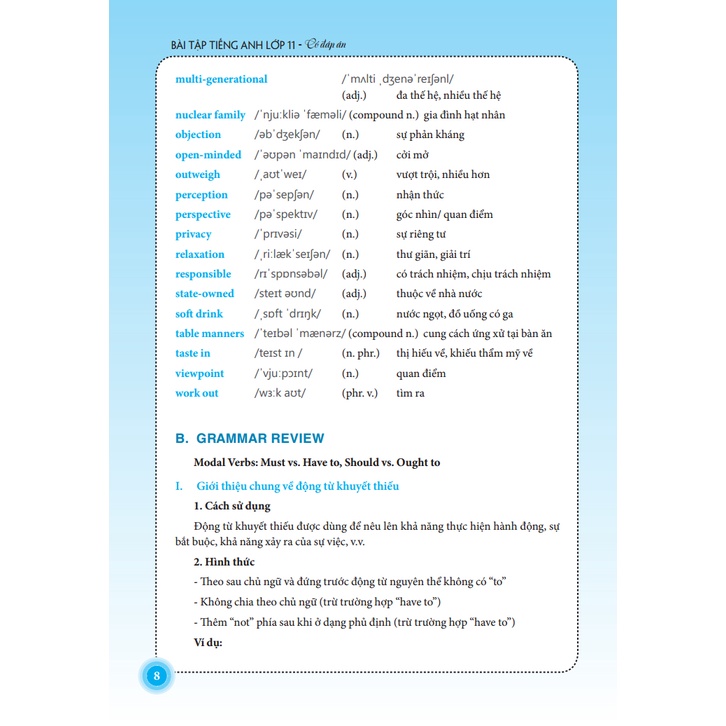 Sách- Bài tập tiếng Anh lớp 11 - Có đáp án