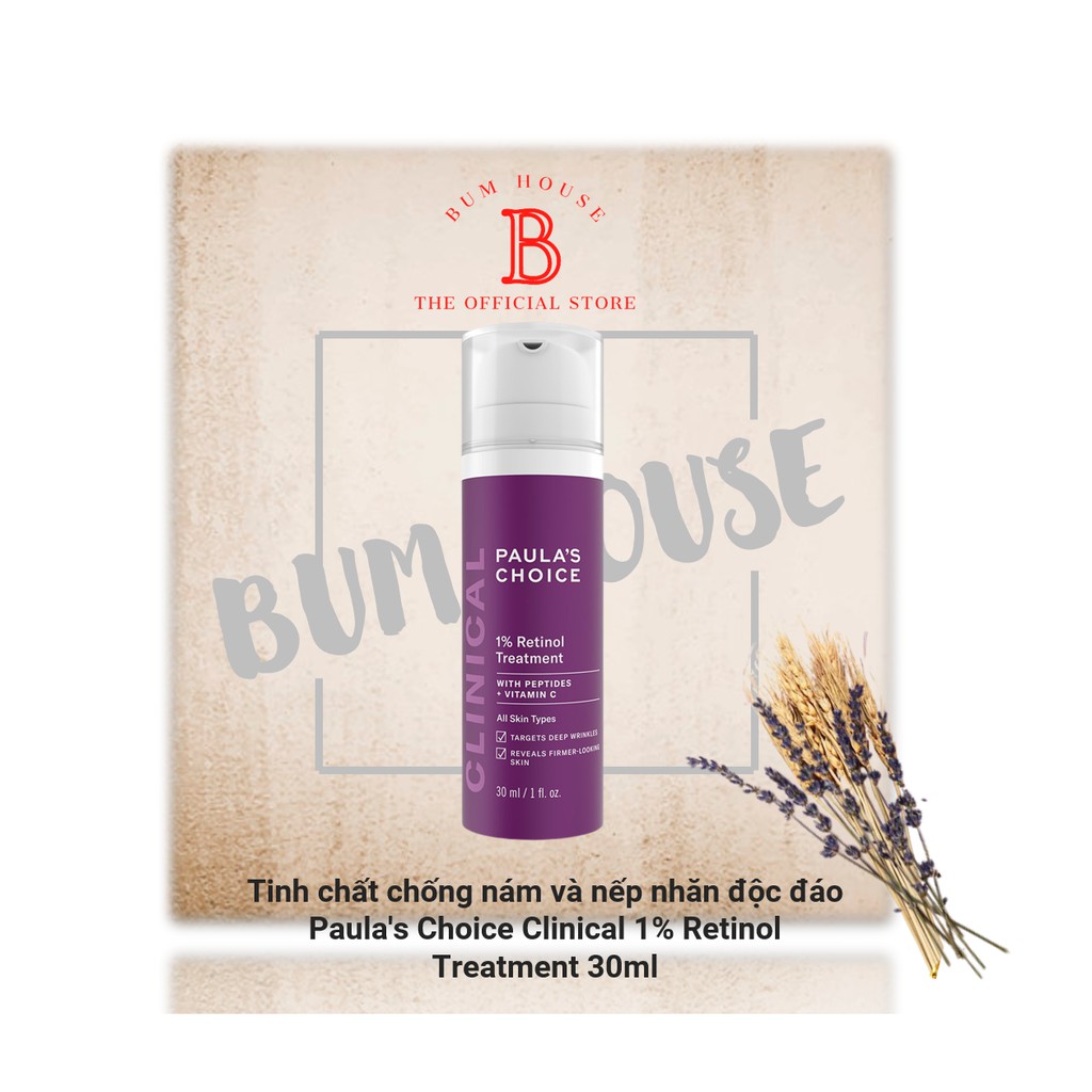 Tinh chất chống nám và nếp nhăn độc đáo Paula's Choice Clinical 1% Retinol Treatment 30ml | BigBuy360 - bigbuy360.vn