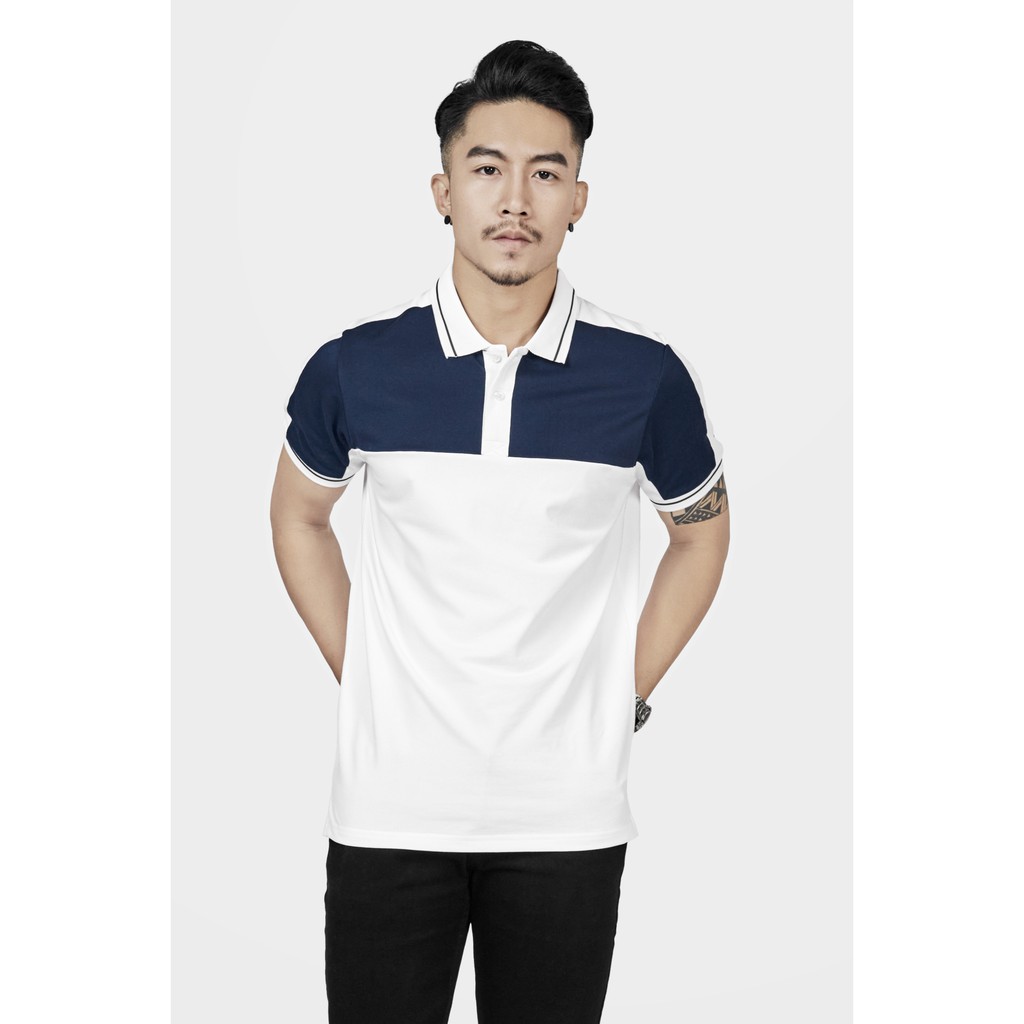 Áo thun Polo nam RITI in họa tiết, vải cá sấu Cotton xuất xịn,chuẩn form - POLOMAN | BigBuy360 - bigbuy360.vn
