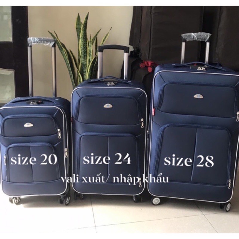 Big size 28 -Vali vải kéo cao cấp chính hãng đủ màu thời trang giá rẻ hợp đi du lịch, dã ngoại có sẵn hàng