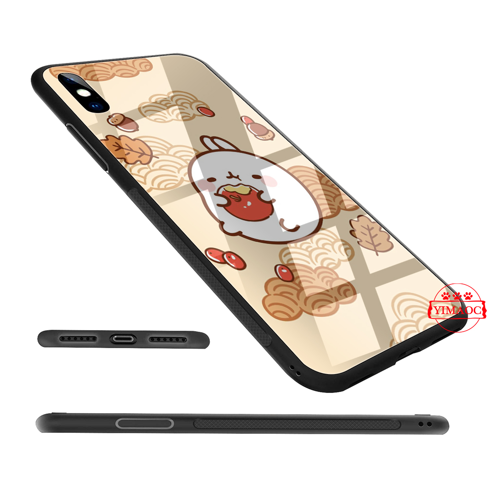 Xiaomi 4X 6A Note 5 6 7 Pro Mi 8 Lite glass case 39Q cute hot chocolate clipart