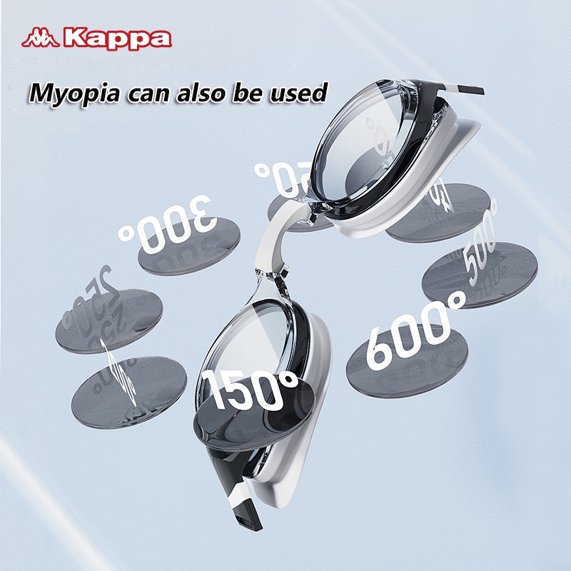 Kính Bơi Kappa Chống Sương Mù / Thấm Nước Cao Cấp Dành Cho Người Lớn