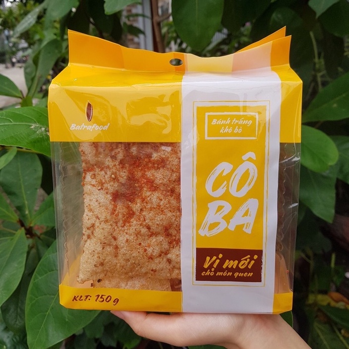 Bánh tráng khô bò Cô Ba món ăn vặt ngon 150g