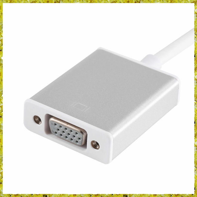 USB 3.1 Type C to VGA Adapter USB-C Male to VGA 1080p Female Converter