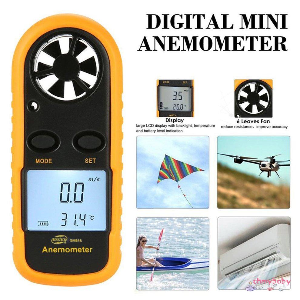Máy đo gió kỹ thuật số BENETECH GM816 Máy đo tốc độ gió Máy đo lưu lượng gió