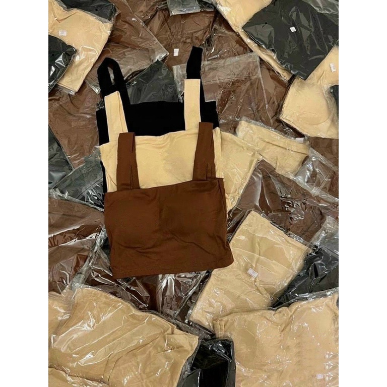 Áo Hai Dây Bản To Có Đệm Ngực Chất Bozip_Xưởng May Quang Anh