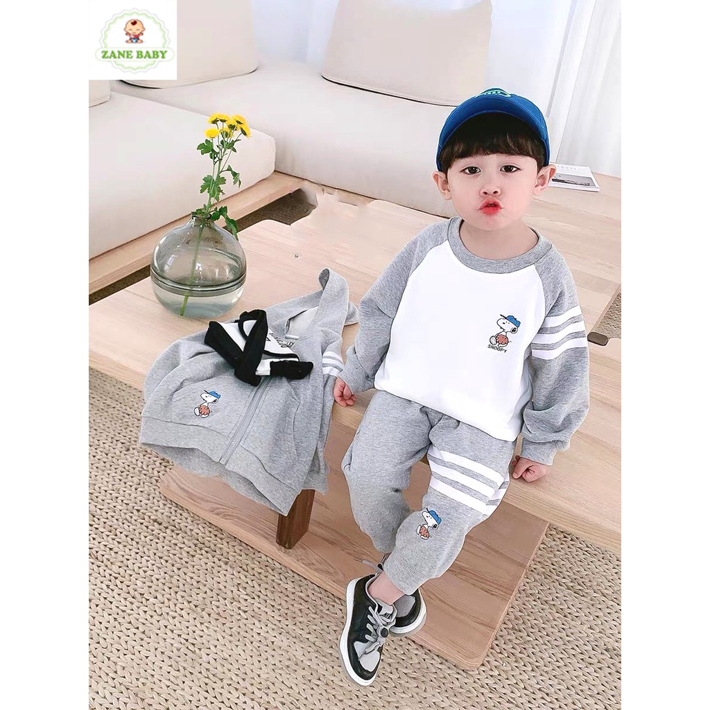 Bộ Quần Áo Trẻ Em - Quần Áo Trẻ Em Thu Đông Dài Tay Đẹp Cho Bé Trai Và Bé Gái Từ 7-20kg