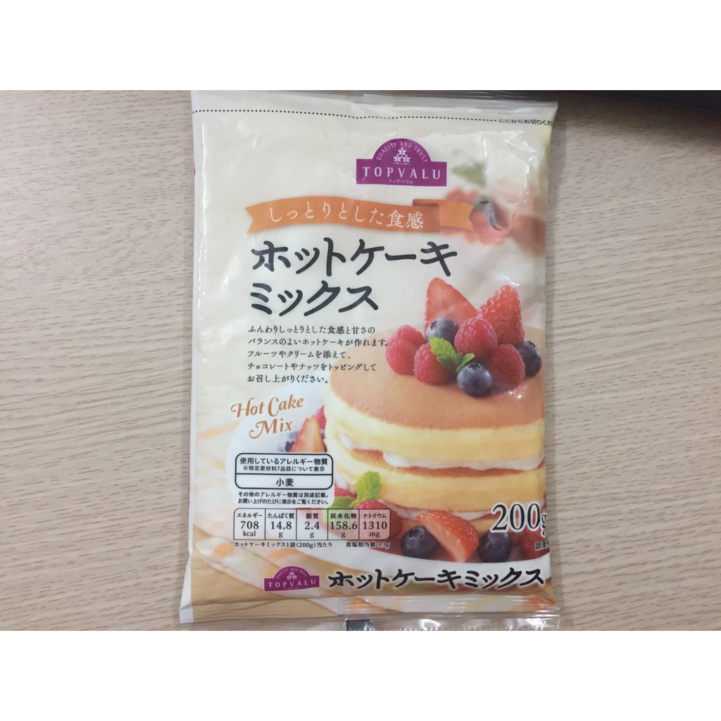 Bột làm bánh Pancake Wakodo - Morinaga - Topvalu (date 07/2022-05/2023)