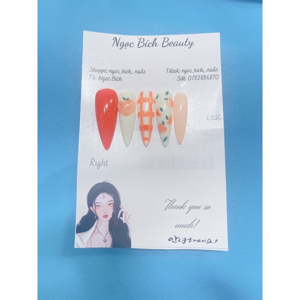 Nail box móng úp thiết kế dễ thương