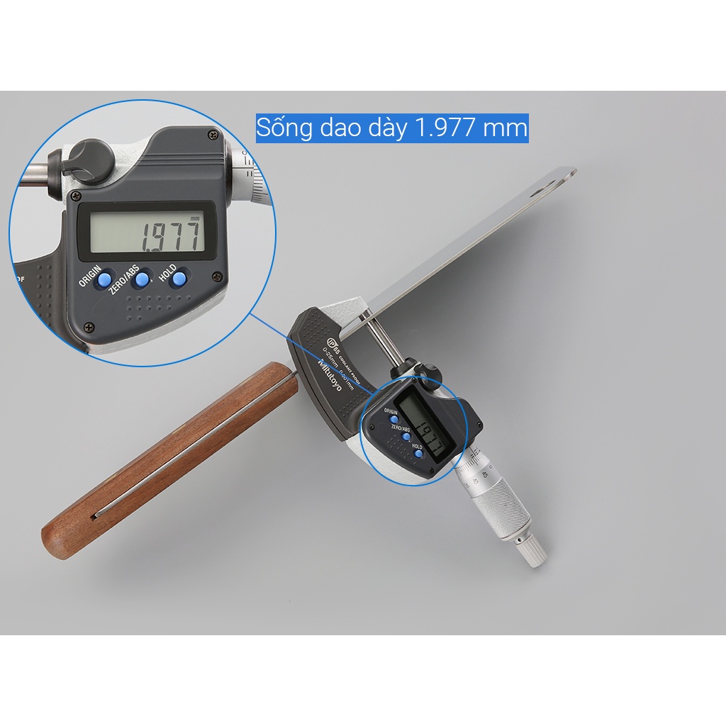Dao chặt xương thép không gỉ cán gỗ Eagle Thái Lan 100% chính hãng