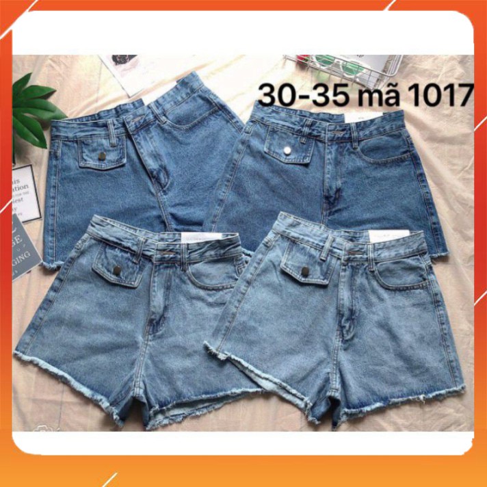 [Mã FAMAYWA giảm 10K đơn 50K] QUẦN SORT JEAN BIGSIZE LƯNG CAO NẮP TÚI SIÊU XINH SIZE [30_35] MÃ 1017 | BigBuy360 - bigbuy360.vn
