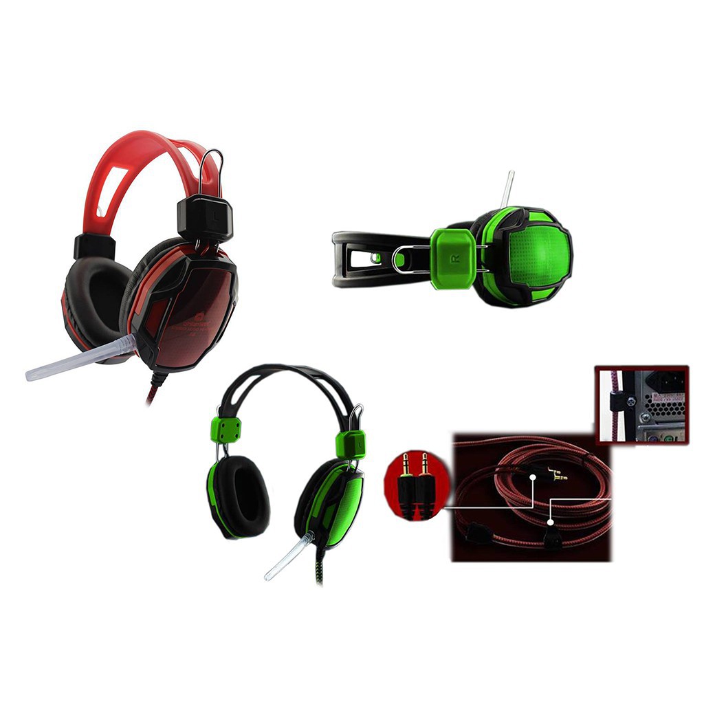 [ Giá Gốc ] Tai Nghe Gaming Qinlian A6 Jack 3.5  Có Mic Bắt Giọng Cực Tốt  Âm Thanh Sống Động