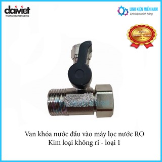 Van khóa nước chữ T ren 21 dây 10 máy lọc nước RO - Chính hãng Đại Việt