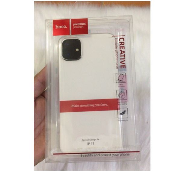 ỐP SILICON TRONG SUỐT CHÍNH HÃNG HOCO CHO IPHONE 11 6.1 /Si18