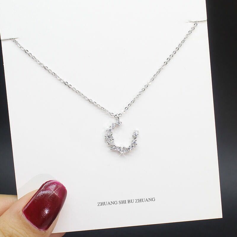 Vòng Cổ Mặt trăng khuyết Thiết Kế Thời Trang Dành Cho Nữ